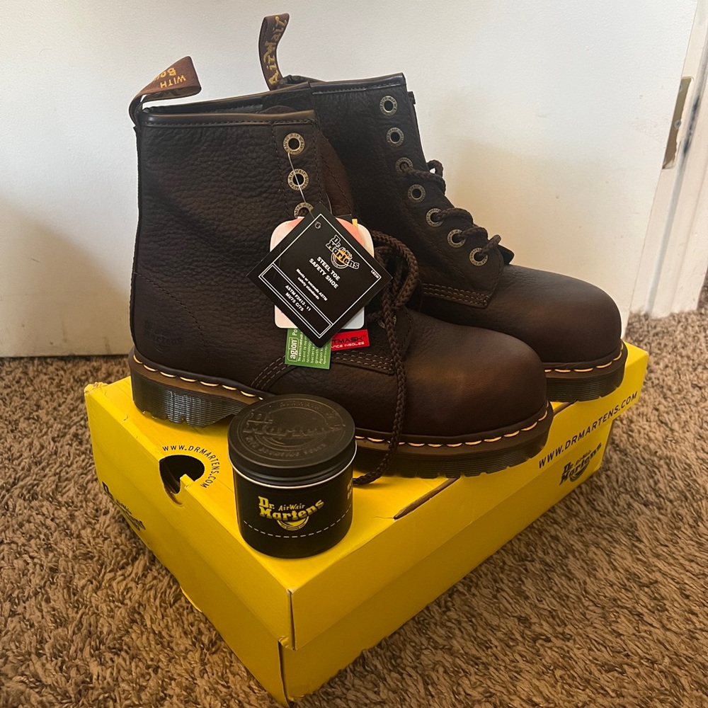 New Dr Martens Steel Toe Boot